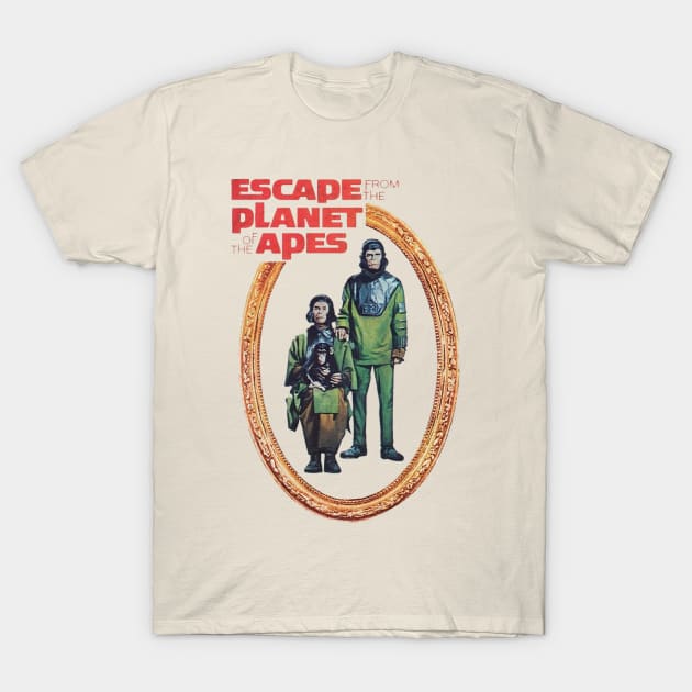 Escape from the Planet of the Apes 1971 T-Shirt by the art origami